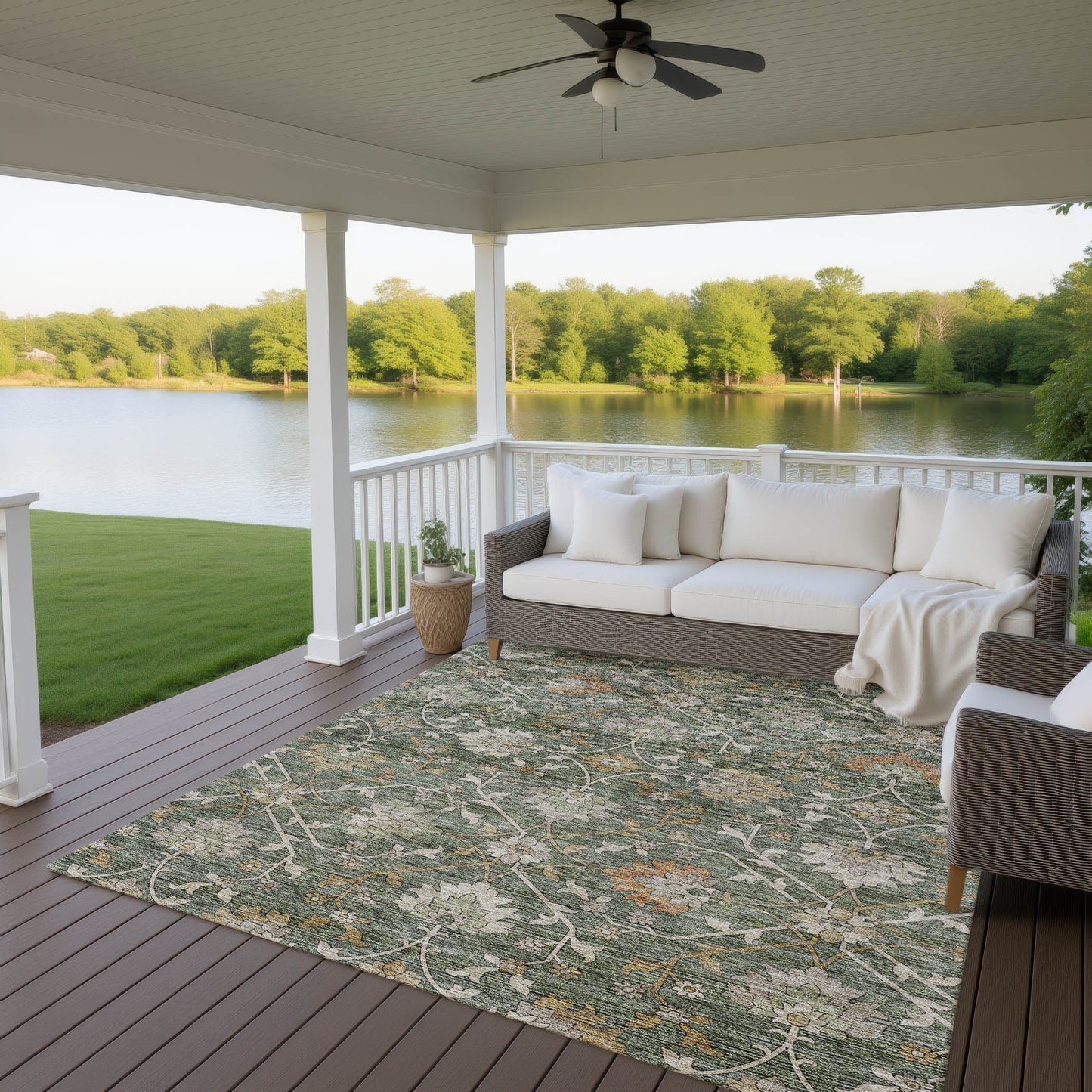 Machine Made Silk Road SR1 Basil - Dalyn Rugs