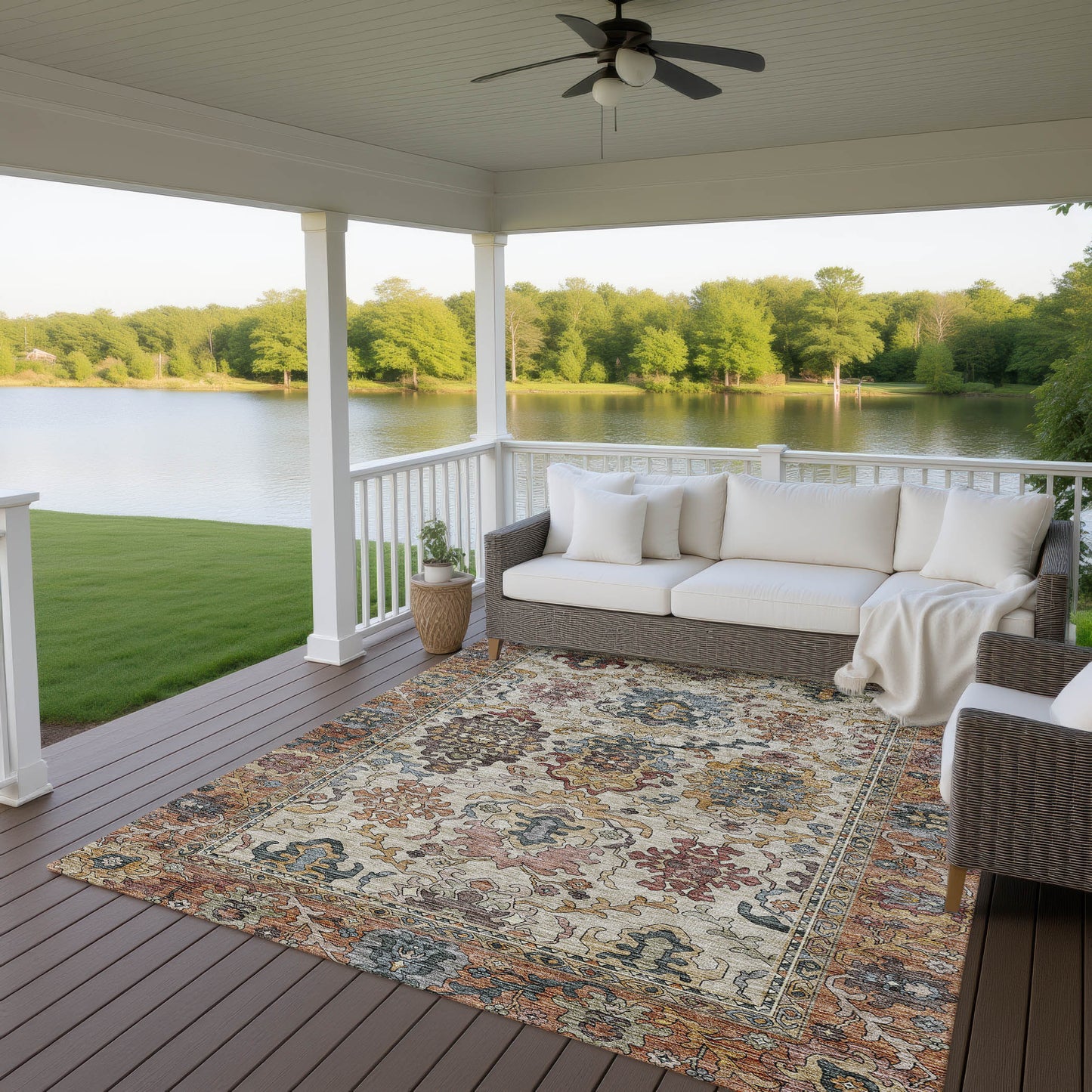 Machine Made Silk Road SR5 Copper - Dalyn Rugs