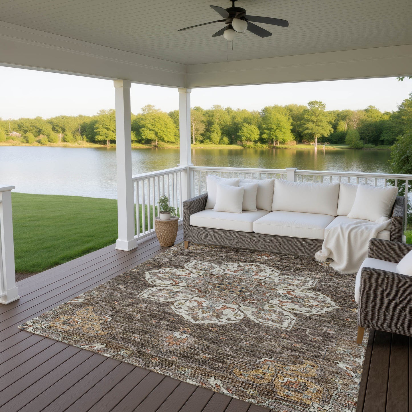 Machine Made Silk Road SR6 Chocolate - Dalyn Rugs