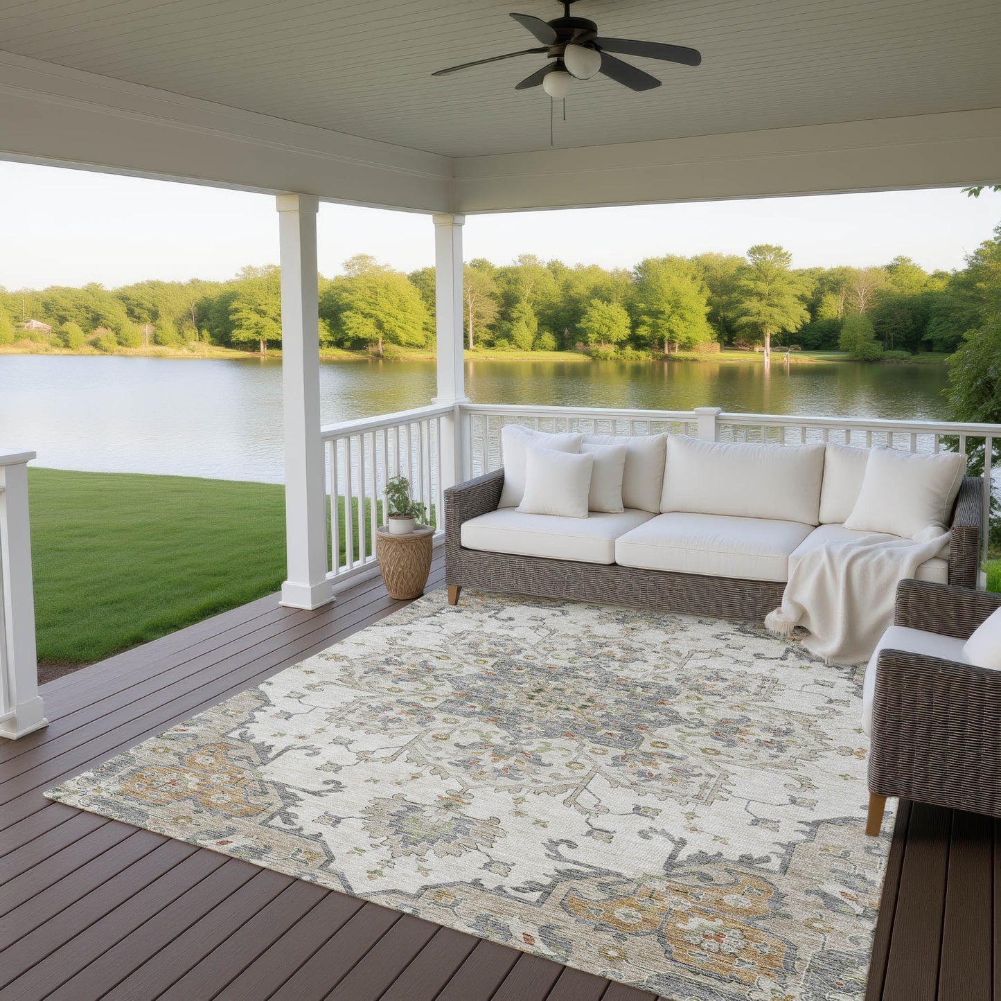 Machine Made Silk Road SR6 Ivory - Dalyn Rugs