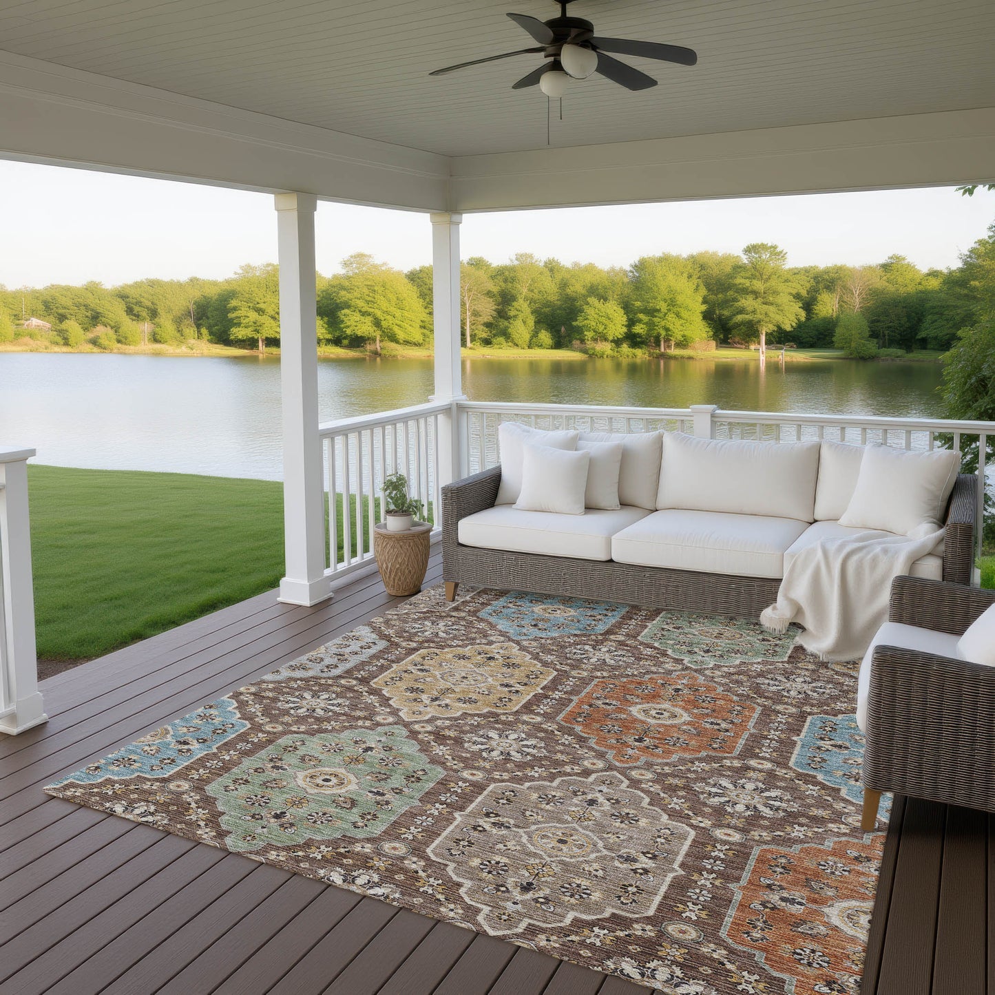 Machine Made Silk Road SR7 Chocolate - Dalyn Rugs