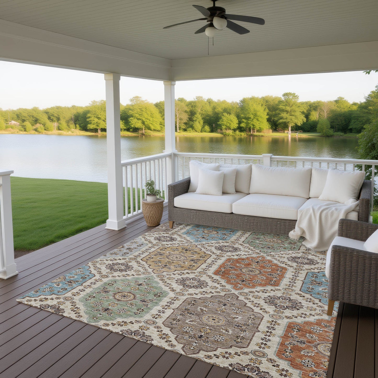 Machine Made Silk Road SR7 Linen - Dalyn Rugs