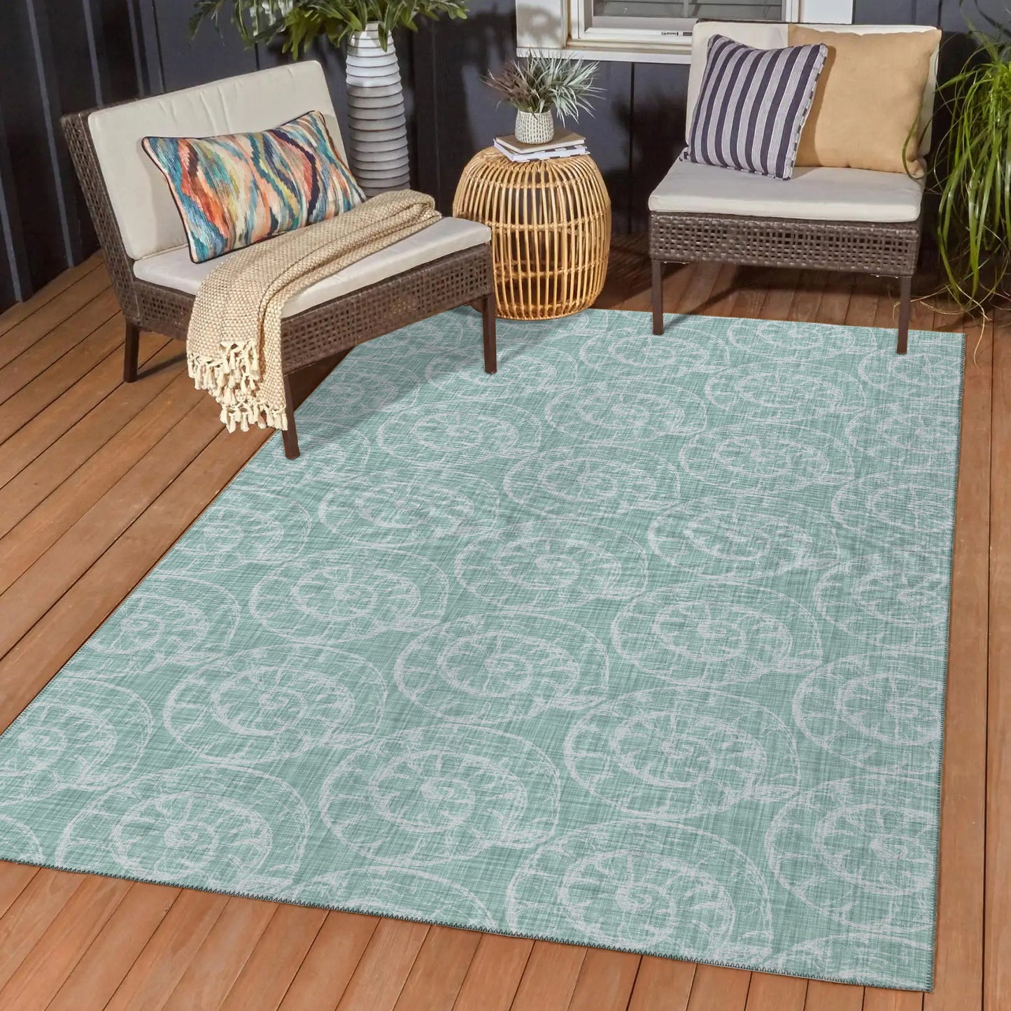 Machine Made Seabreeze SZ11 Sage - Dalyn Rugs