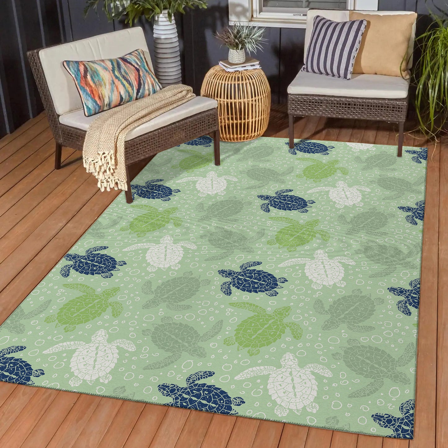 Machine Made Seabreeze SZ13 Aloe - Dalyn Rugs