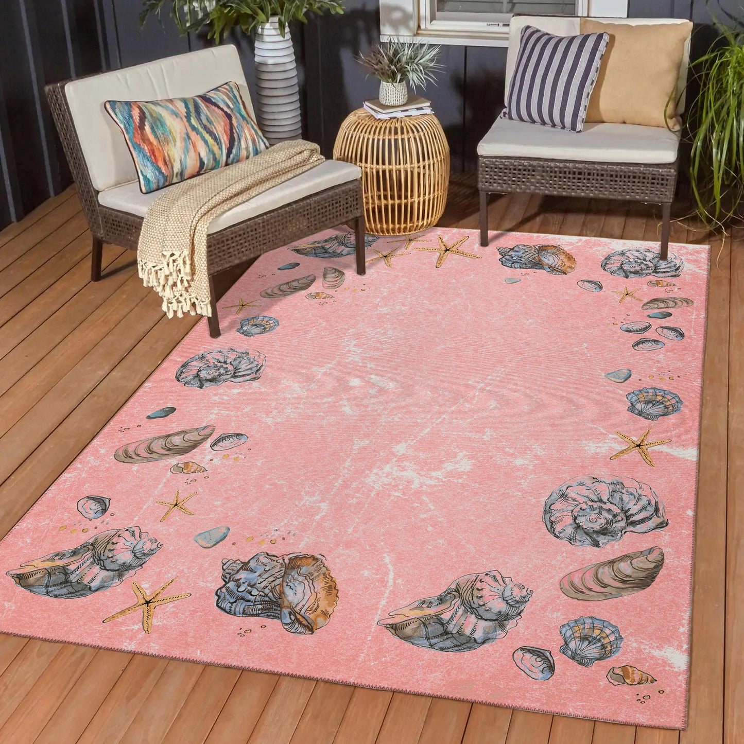 Machine Made Seabreeze SZ9 Salmon - Dalyn Rugs