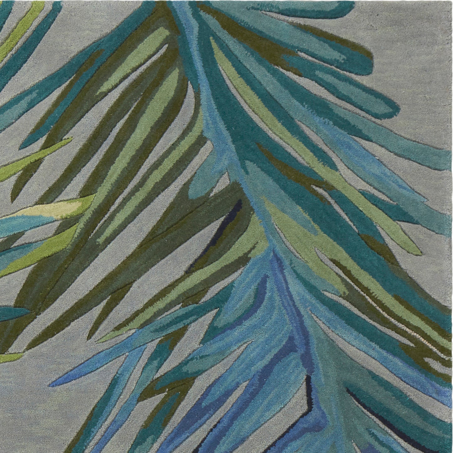 Sparta 3156 Grey/Blue Montego Hand Tufted Area Rug - KAS