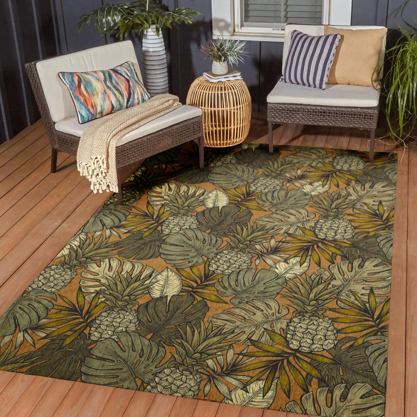 Machine Made Tropics TC11 Clay - Dalyn Rugs