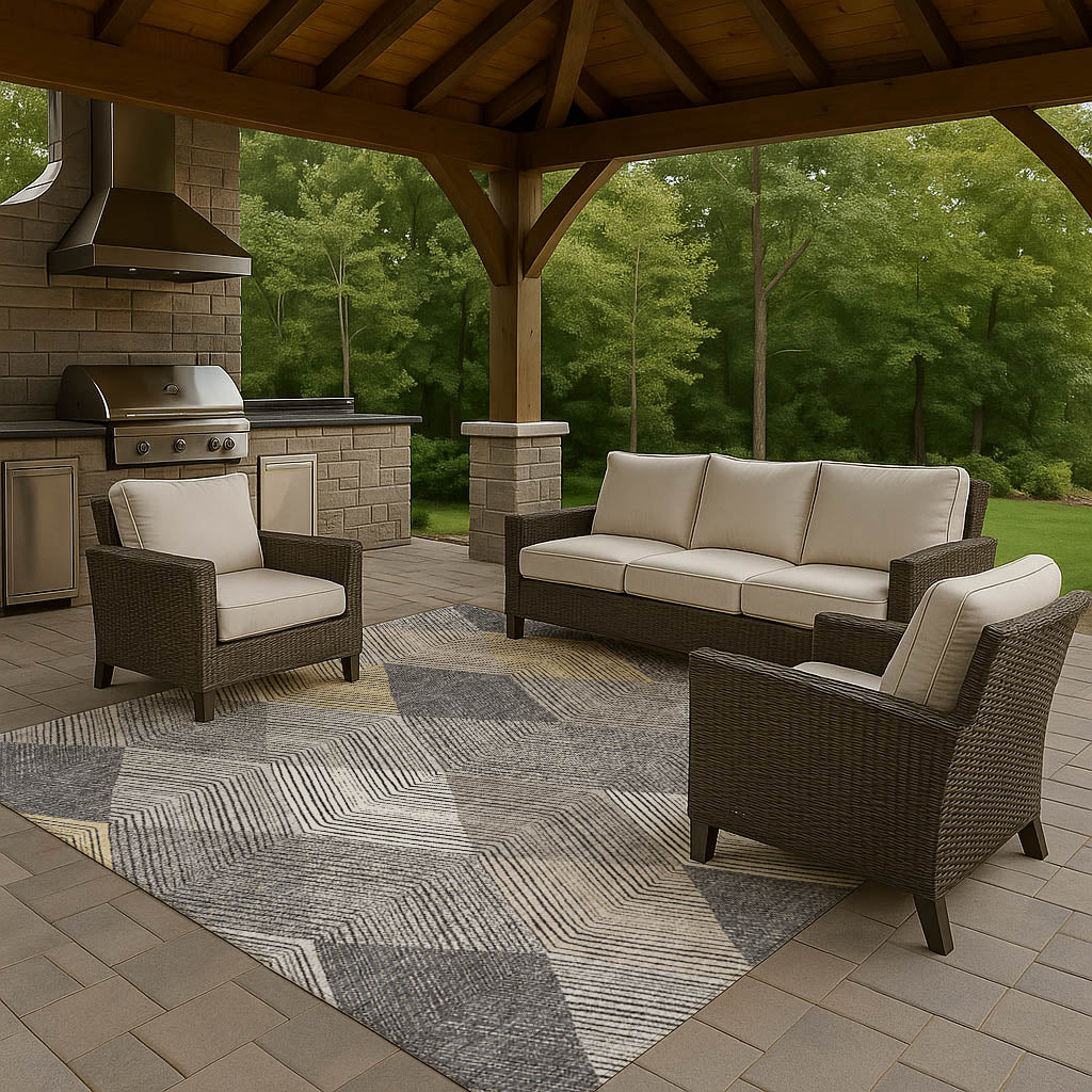 Machine Made The Reserve TR11 Charcoal - Dalyn Rugs