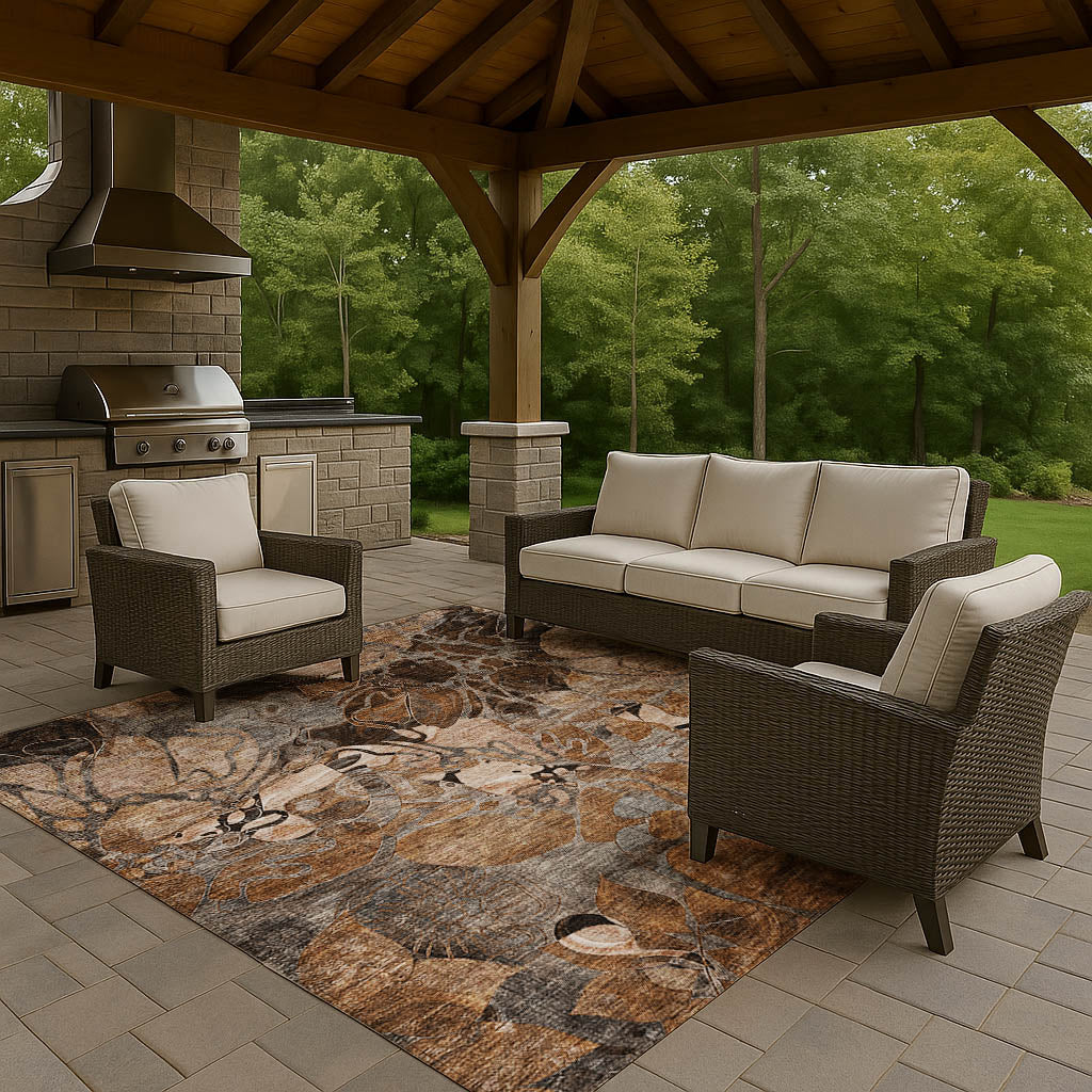 Machine Made Trevi TV17 Paprika - Dalyn Rugs