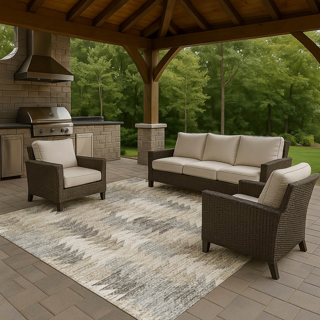 Machine Made Trevi TV20 Taupe - Dalyn Rugs