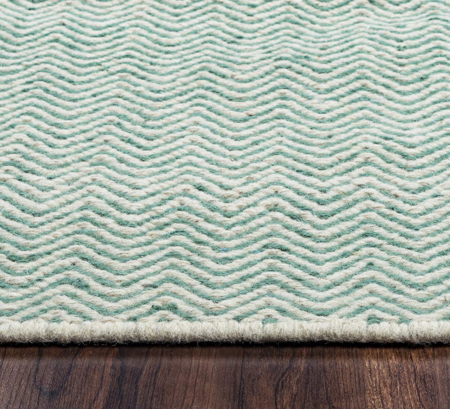Twist TW2927 Green Hand-Woven Rug - Rizzy