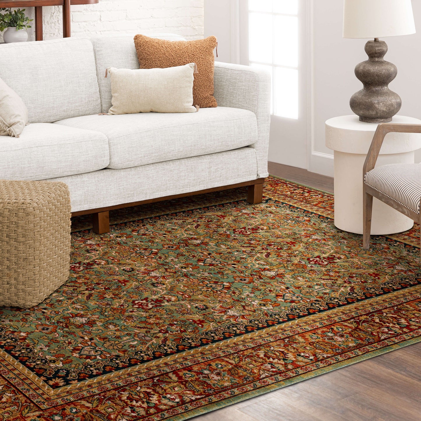 Tigris Aquamarine Area Rug - Karastan