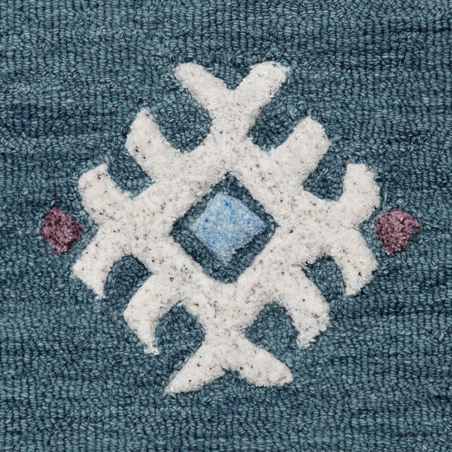 VIBRA-03562 Transitional/Casual Hand-Tufted Blue/Multi Wool Indoor Area Rugs - LR Home