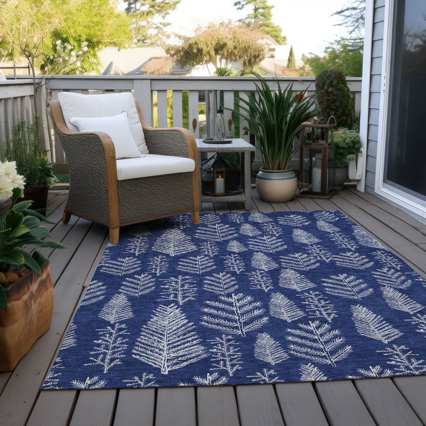Machine Made Wonderland WN21 Navy - Dalyn Rugs