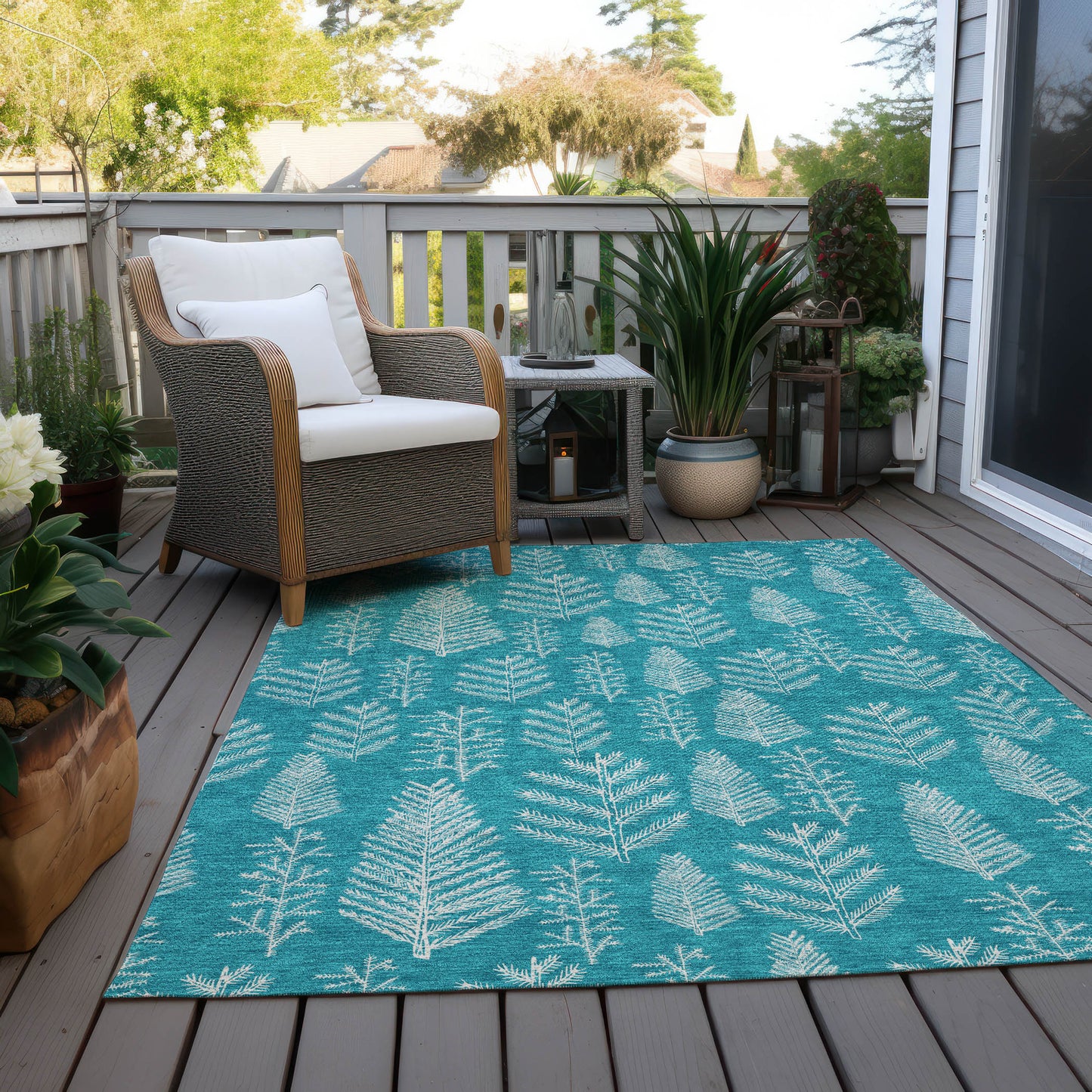 Machine Made Wonderland WN21 Teal - Dalyn Rugs