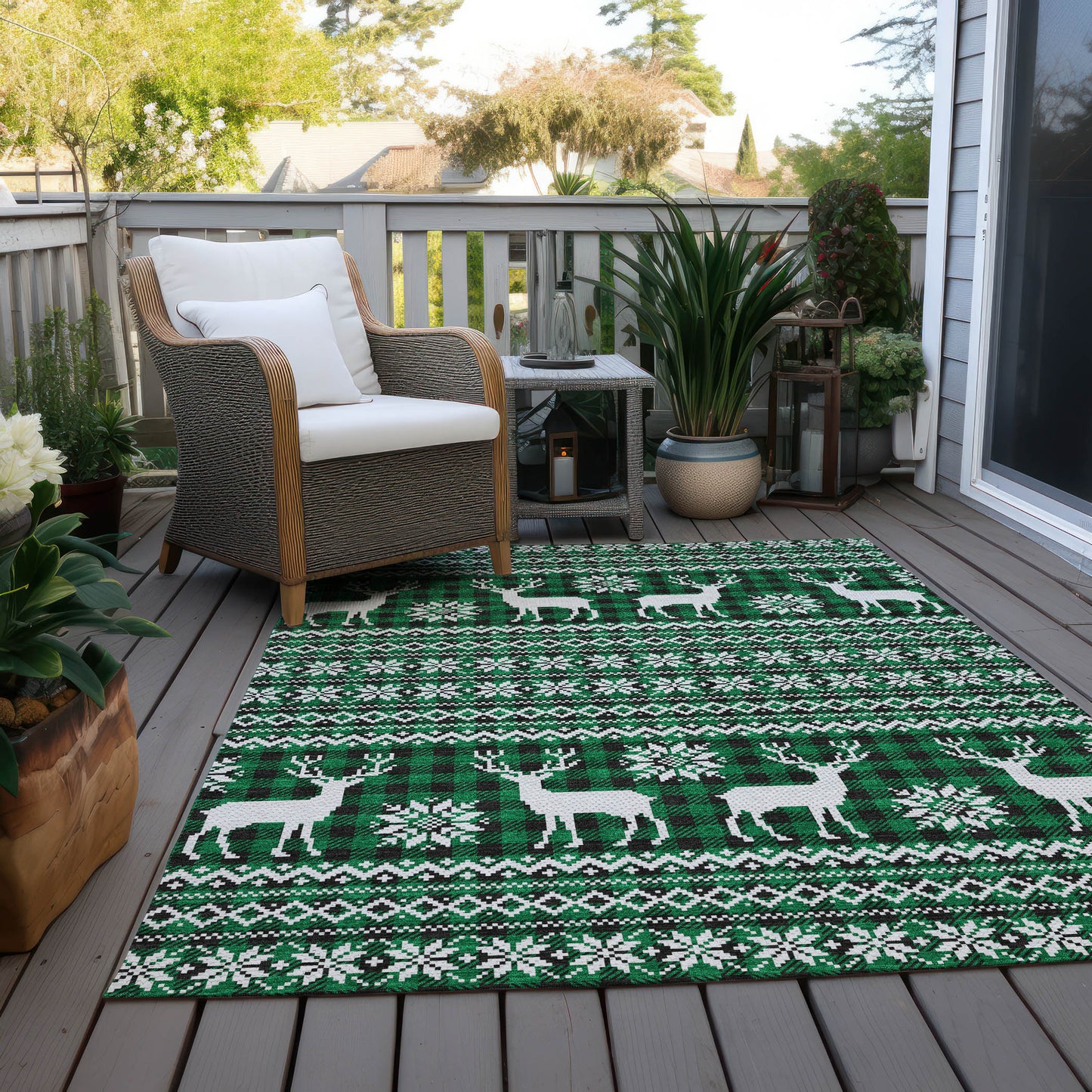 Machine Made Wonderland WN28 Green - Dalyn Rugs