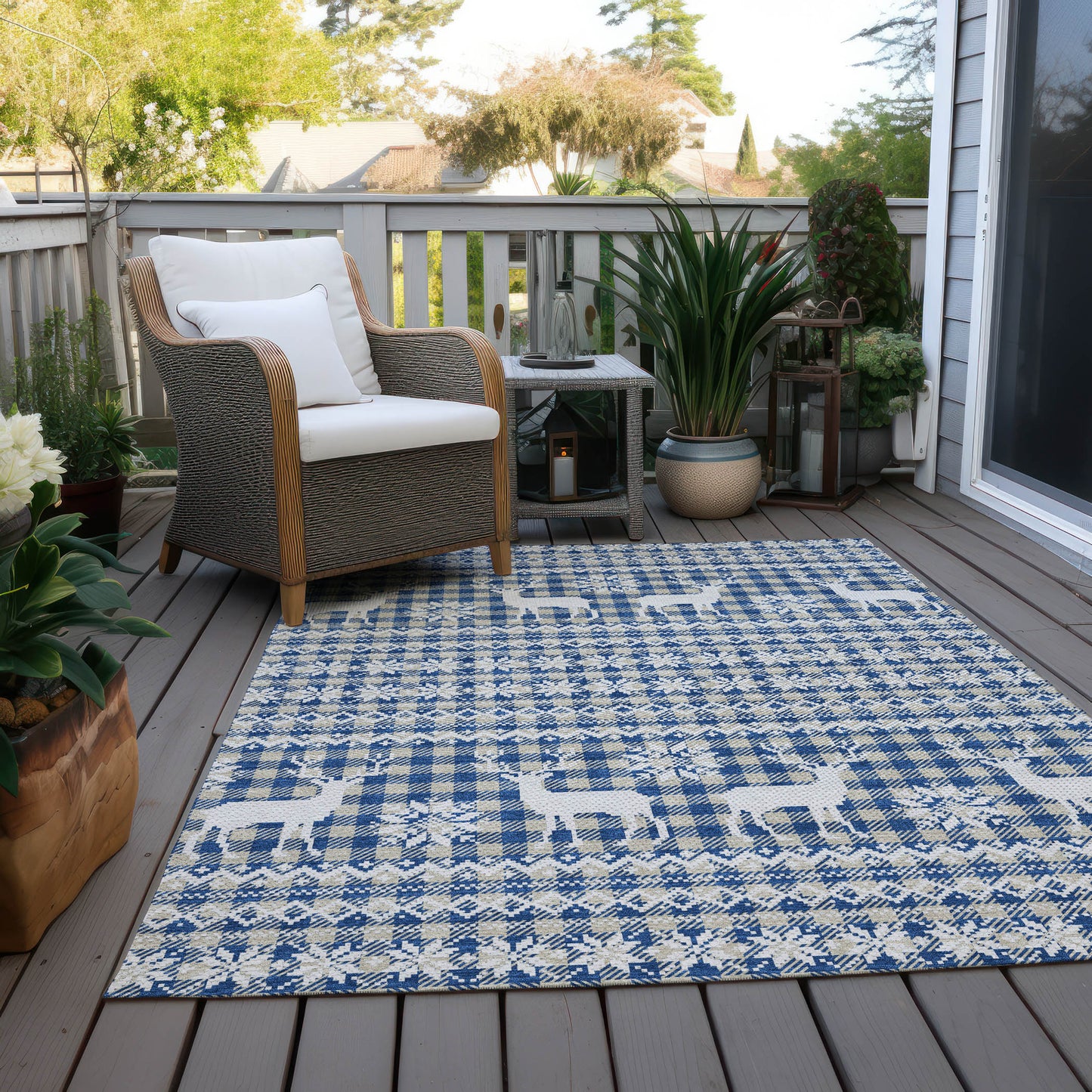 Machine Made Wonderland WN28 Navy - Dalyn Rugs