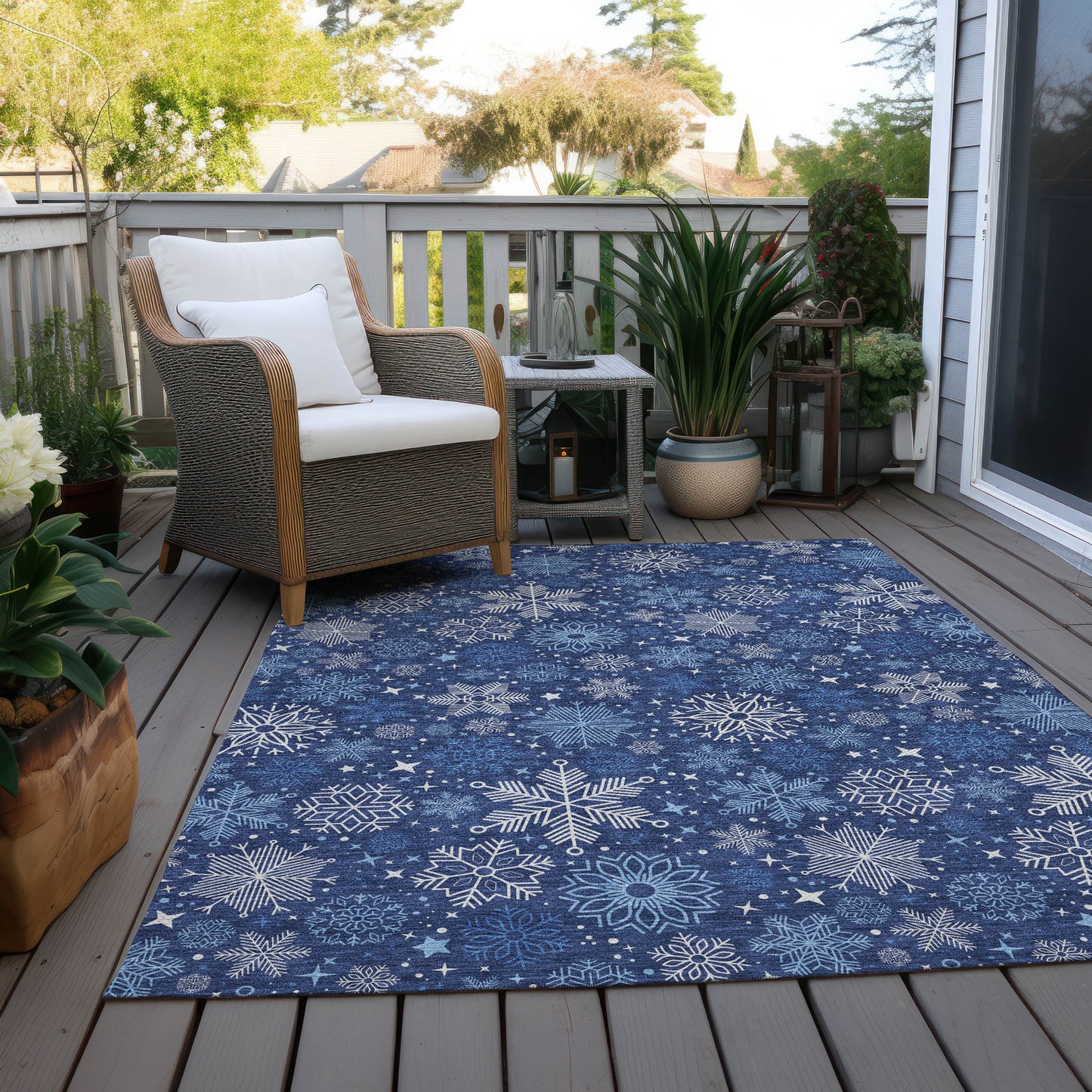 Machine Made Wonderland WN31 Navy - Dalyn Rugs
