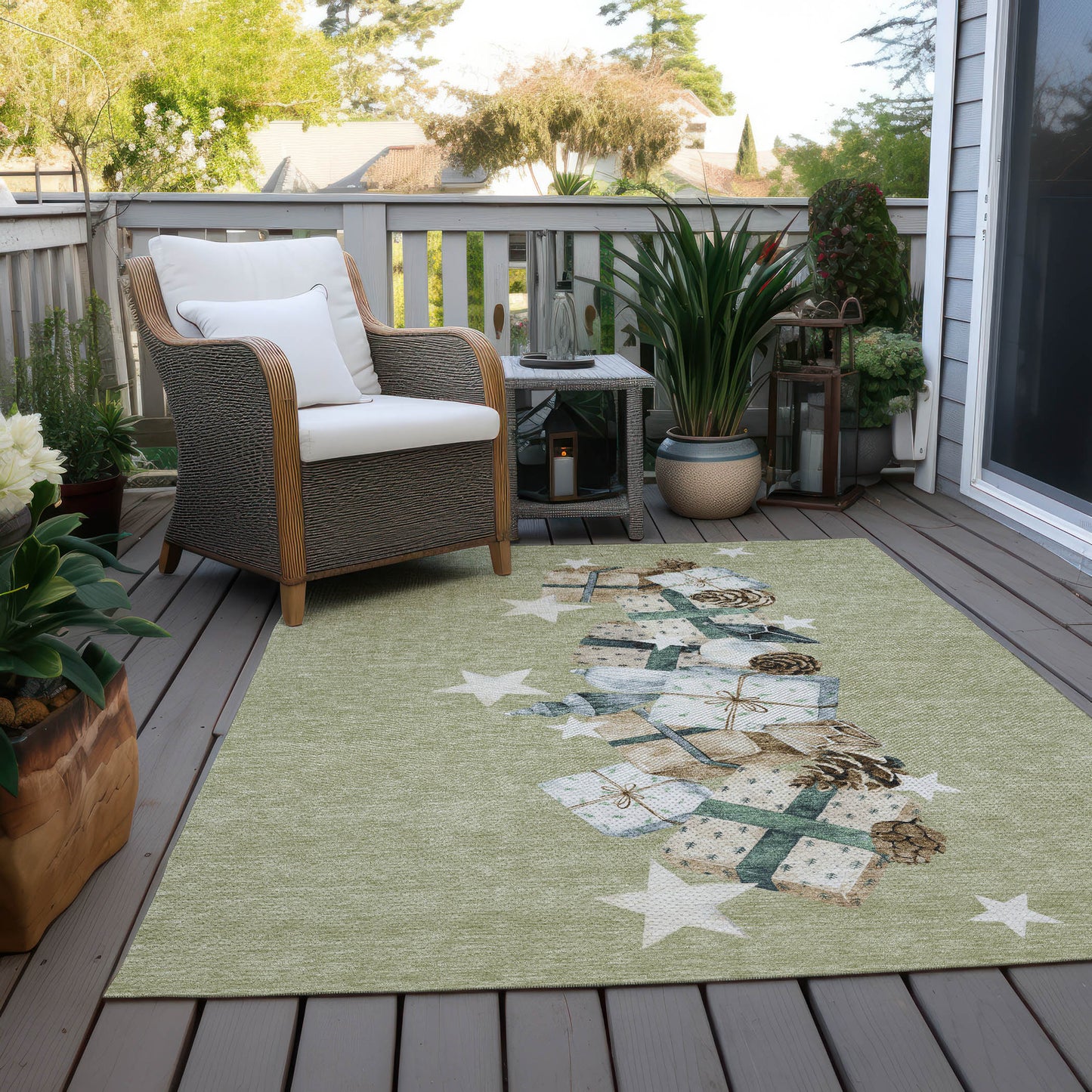 Machine Made Wonderland WN33 Aloe - Dalyn Rugs