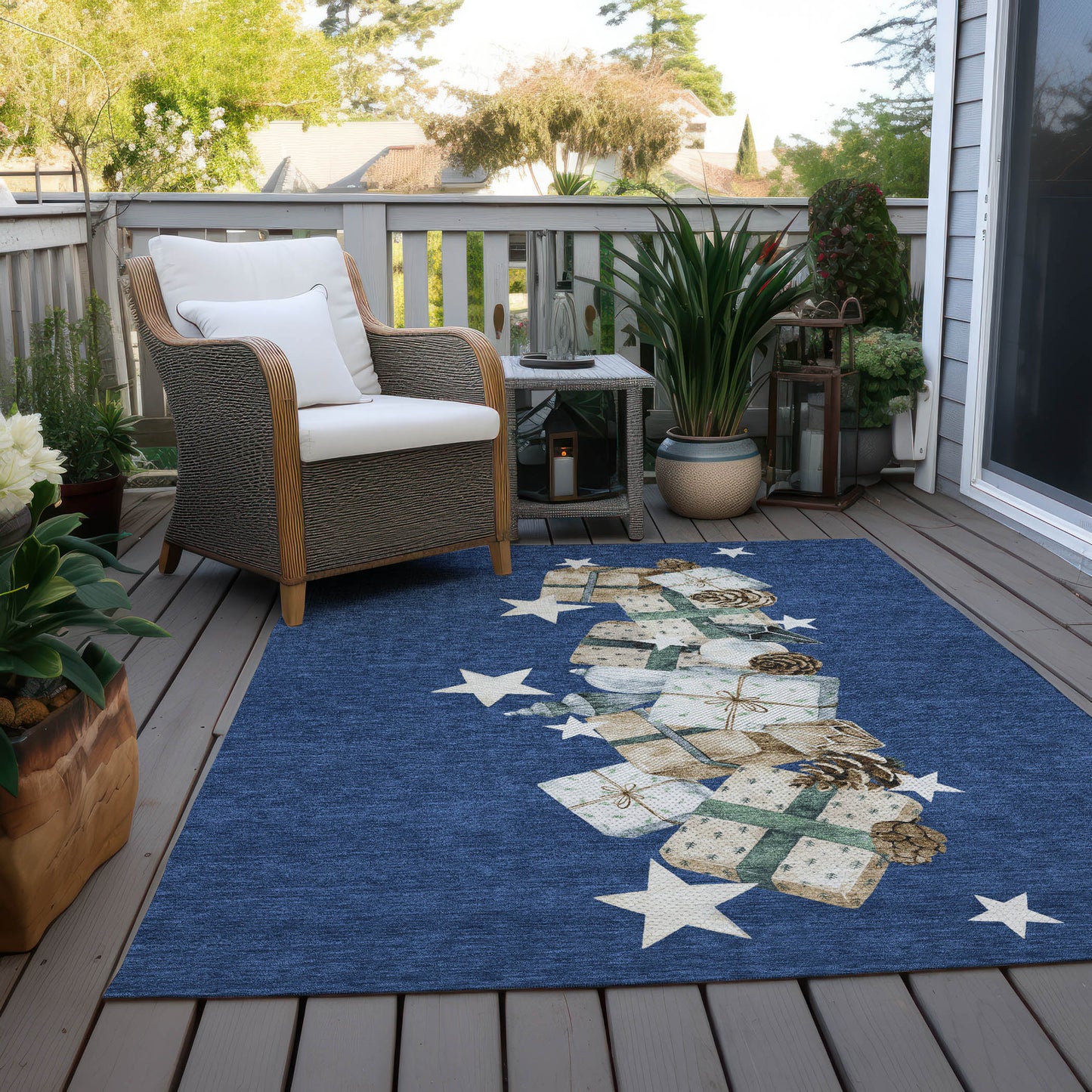 Machine Made Wonderland WN33 Navy - Dalyn Rugs