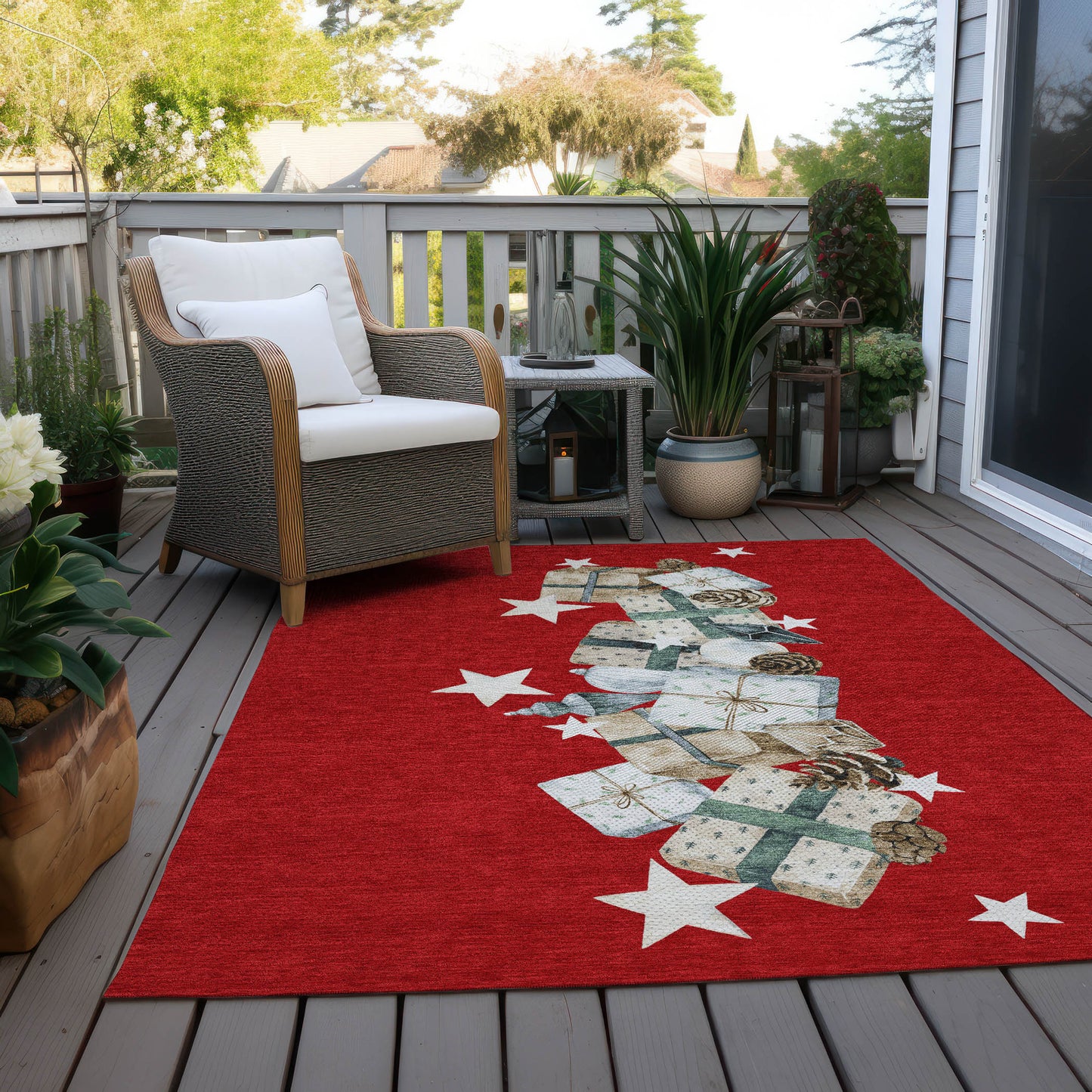 Machine Made Wonderland WN33 Red - Dalyn Rugs