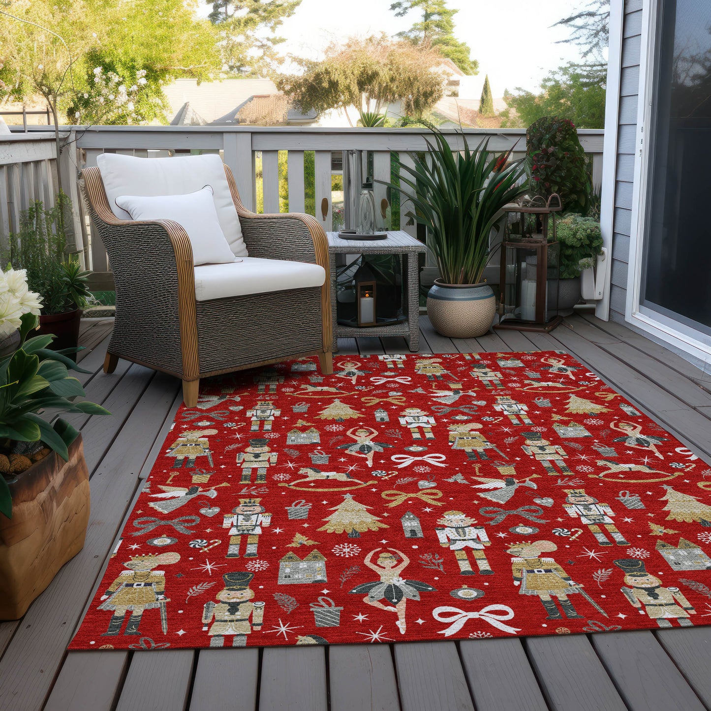 Machine Made Wonderland WN35 Red - Dalyn Rugs