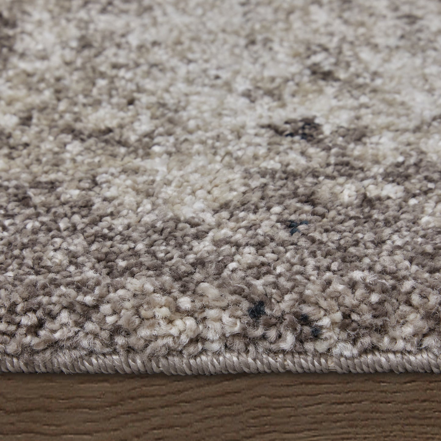 Skyview Modern/Industrial/Casual Abstract/Distressed Gray/Black/Taupe - Feizy Rug