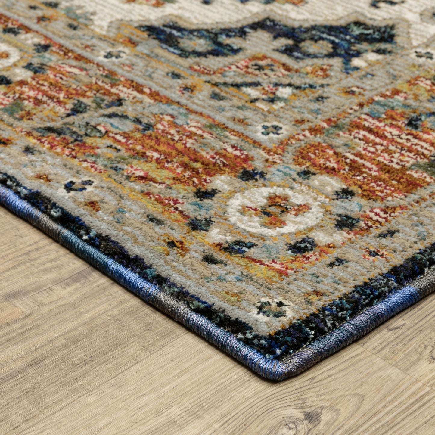ANDORRA 2281E Blue Rug - ORIENTAL WEAVERS