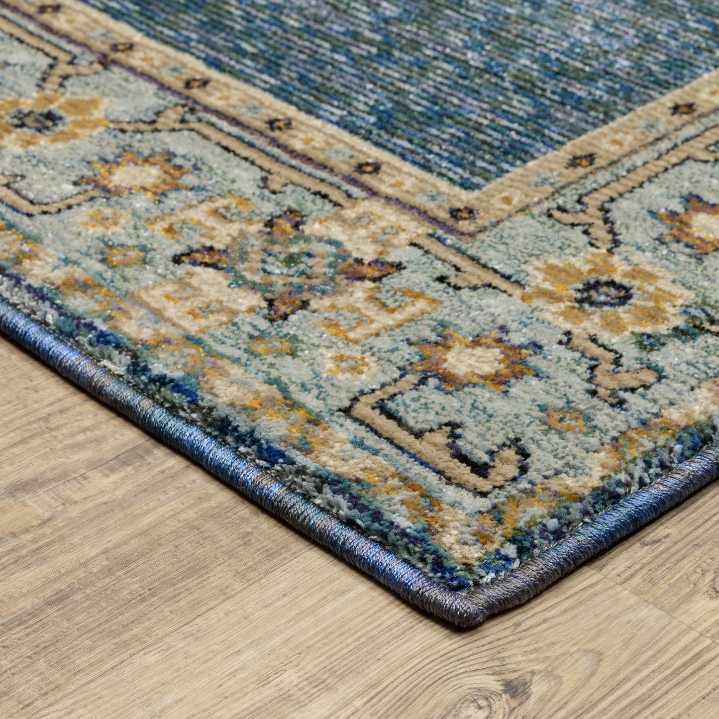ANDORRA 2430A Blue Rug - ORIENTAL WEAVERS