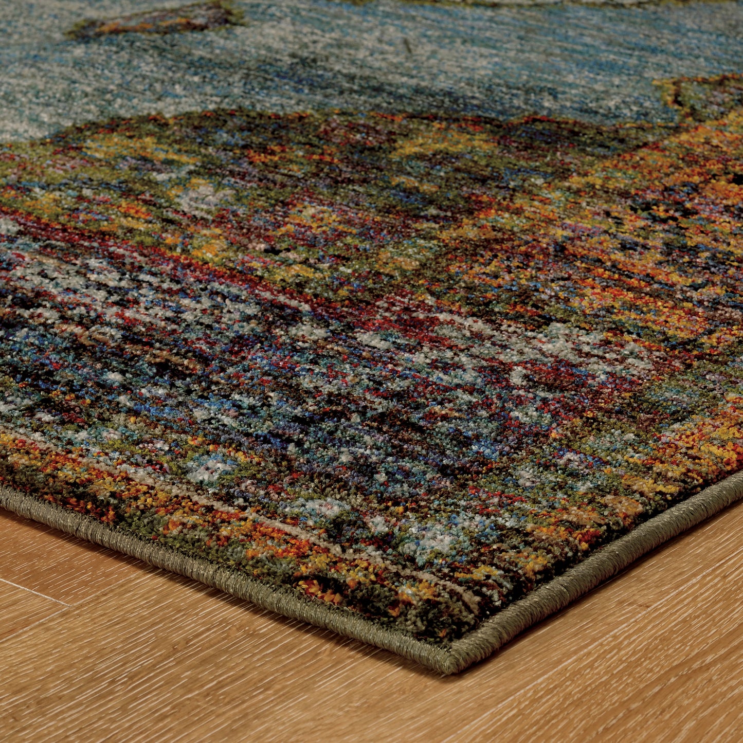 ANDORRA 7139A Blue Rug - ORIENTAL WEAVERS