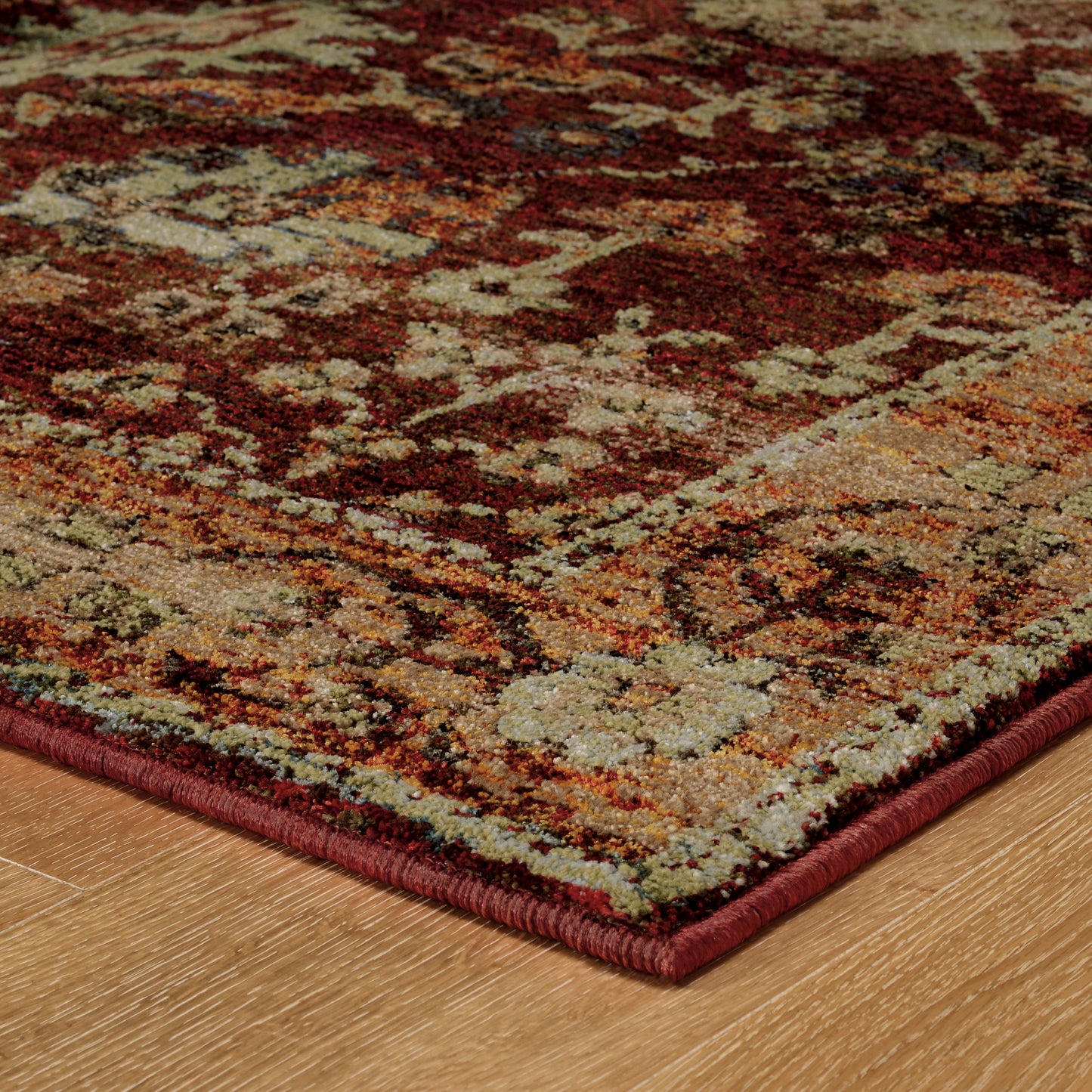 ANDORRA 7154A Red Rug - ORIENTAL WEAVERS