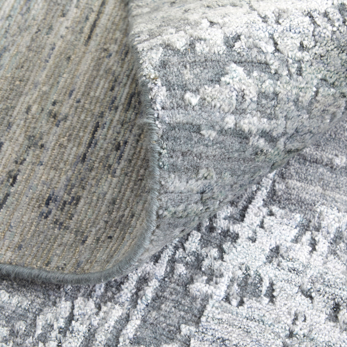 Eastfield Modern/Casual Abstract/Distressed Gray 69A5 - Feizy Rug