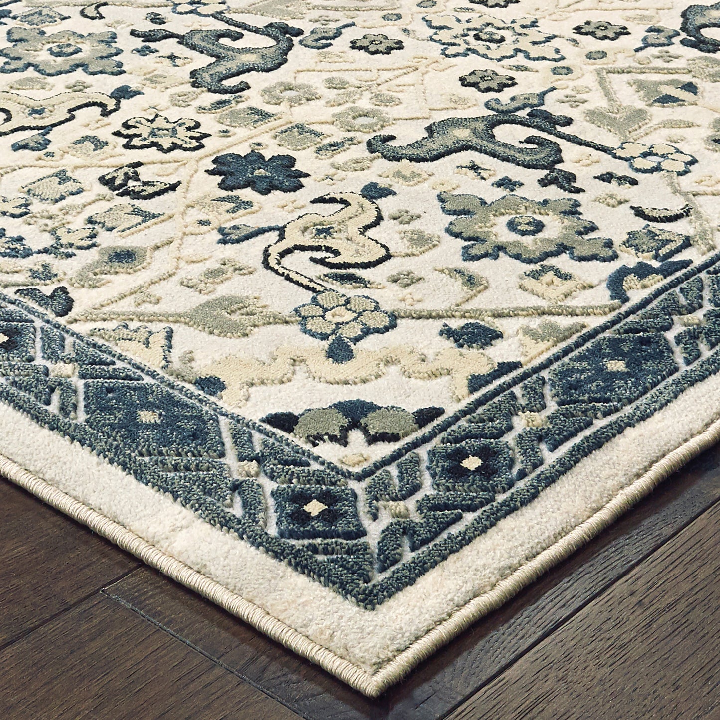 BOWEN 073J2 Ivory Rug - ORIENTAL WEAVERS