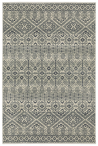 BRANSON BR02A Blue Rug - ORIENTAL WEAVERS