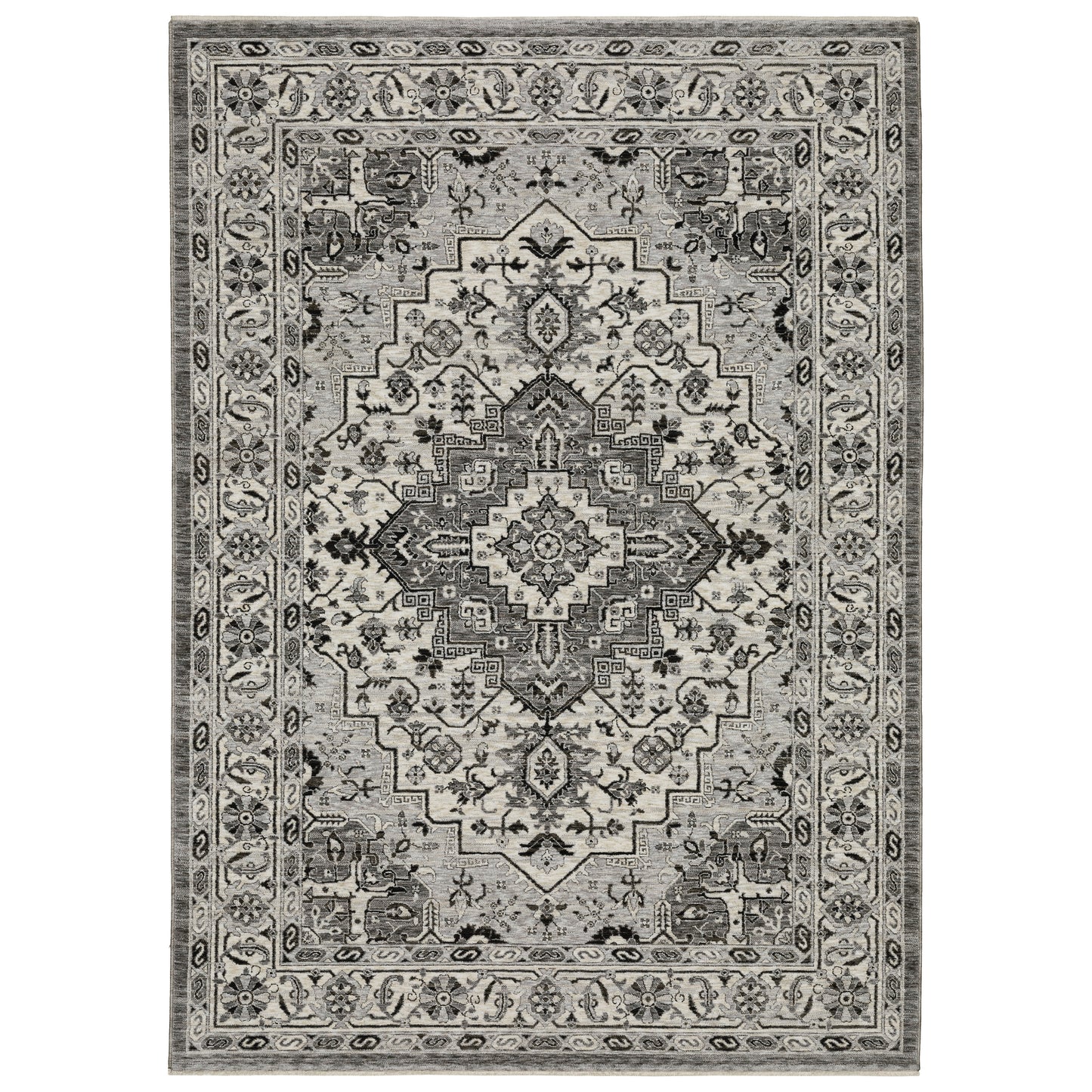 CHAMBERLAIN CH10L Grey Rug - ORIENTAL WEAVERS