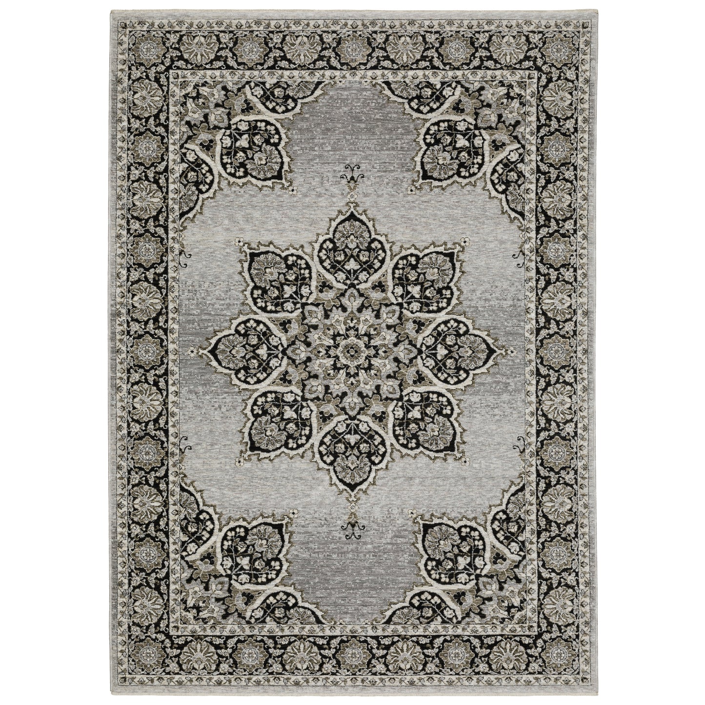 CHAMBERLAIN CH11L Grey Rug - ORIENTAL WEAVERS