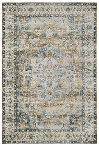 CHARLESTON CHA02 Blue Rug - ORIENTAL WEAVERS