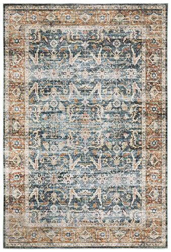 CHARLESTON CHA06 Blue Rug - ORIENTAL WEAVERS