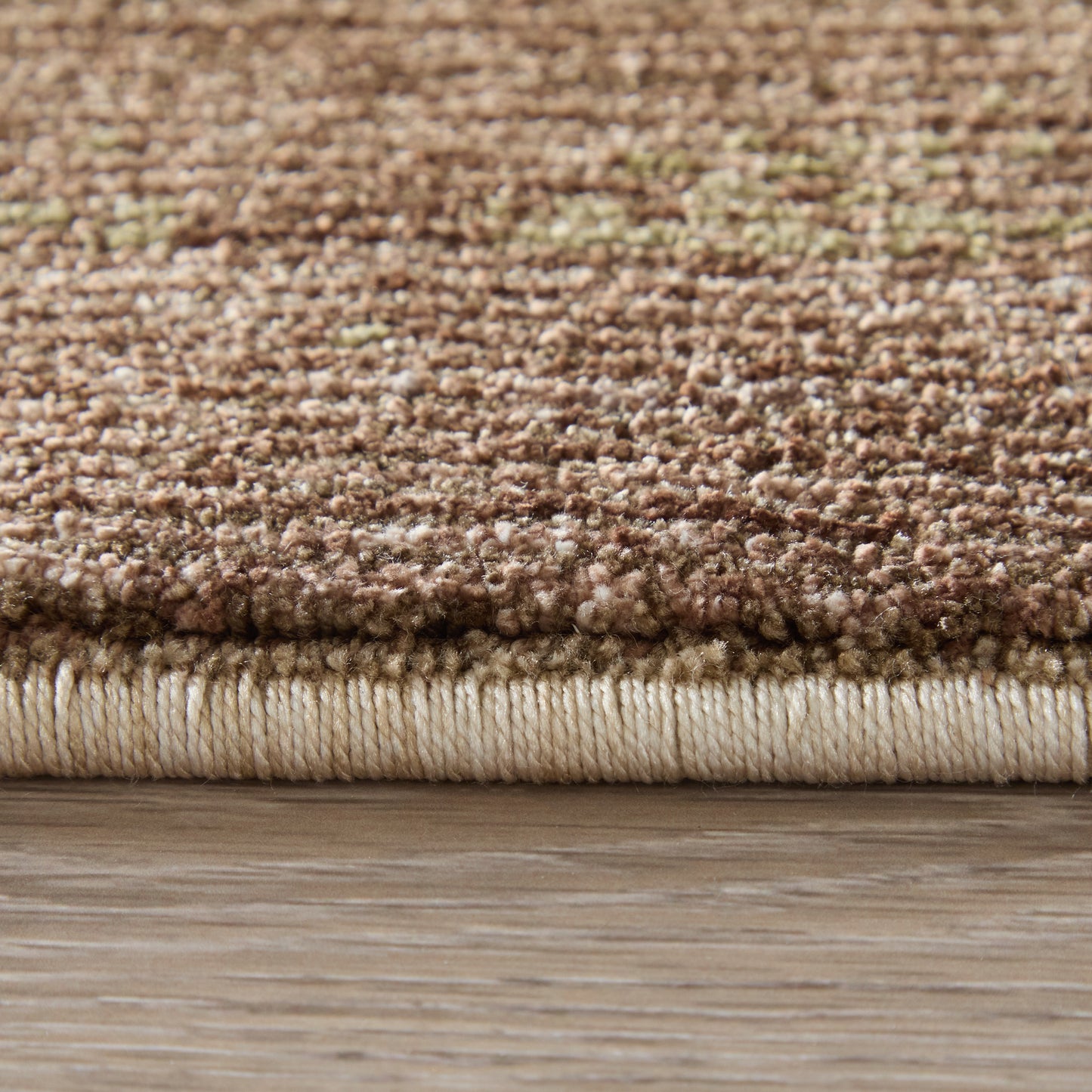 Pearson Modern/Industrial Abstract/Watercolor/Distressed Green/Ivory/Brown - Feizy Rug