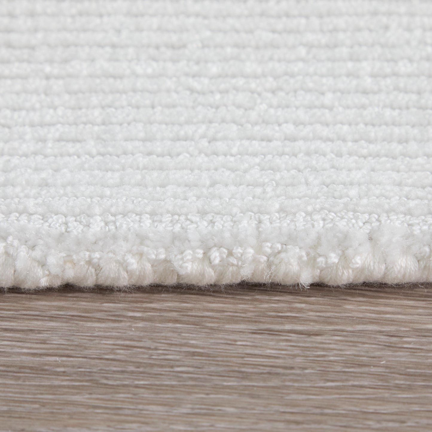 Abbott Modern/Casual Solid/Stripes White - Feizy Rug