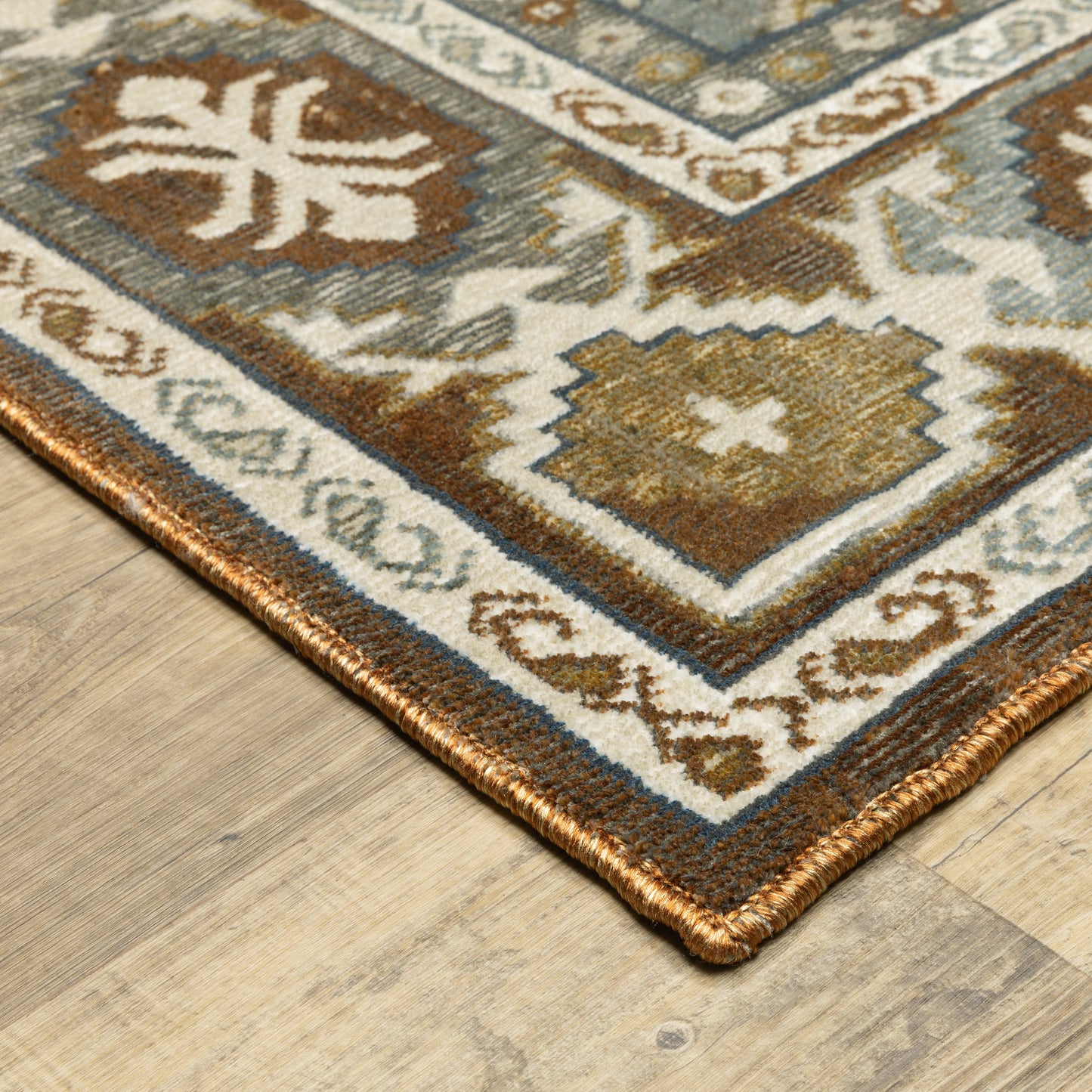 ELLINGTON ELL03 Rust Rug - ORIENTAL WEAVERS