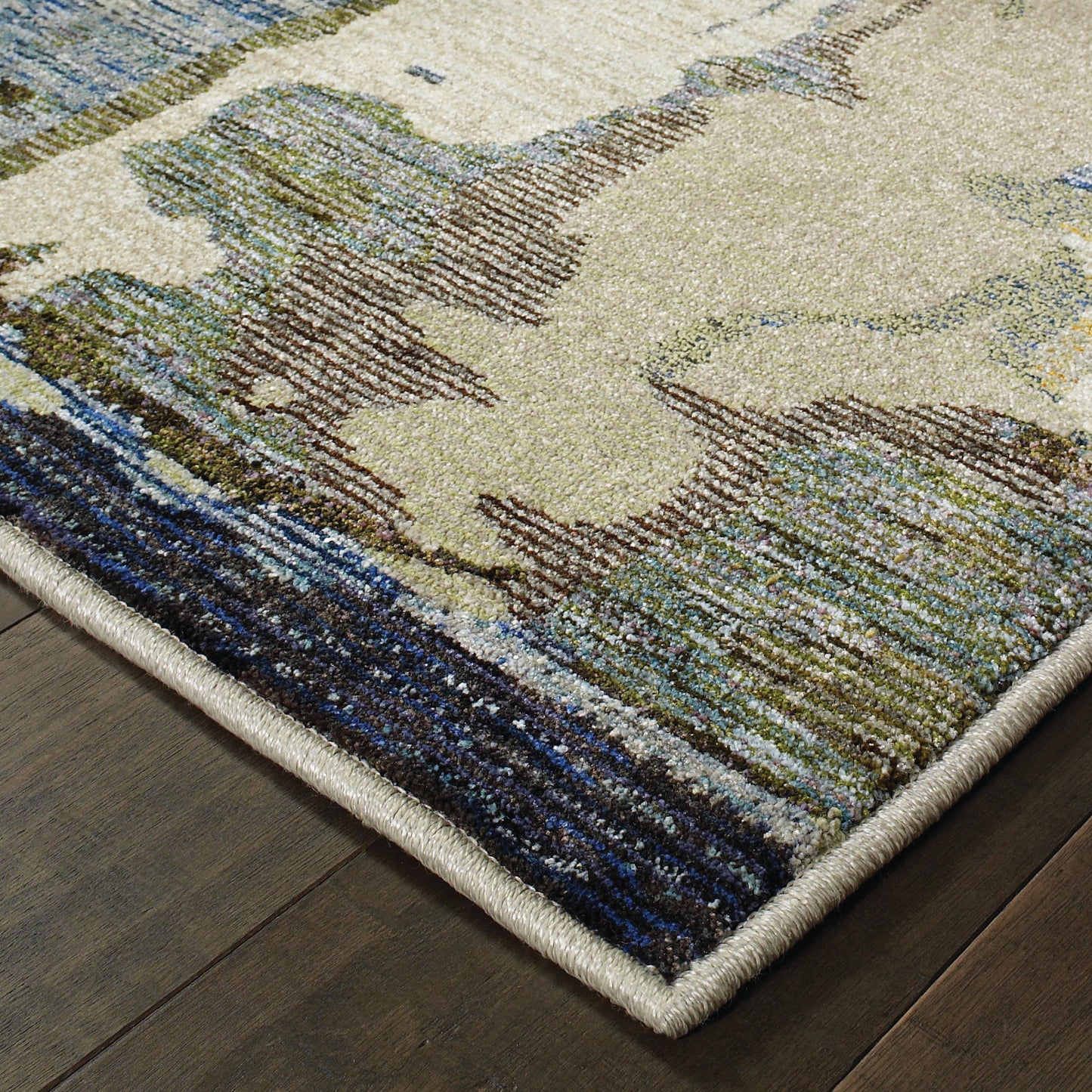 EVOLUTION 8027A Blue Rug - ORIENTAL WEAVERS