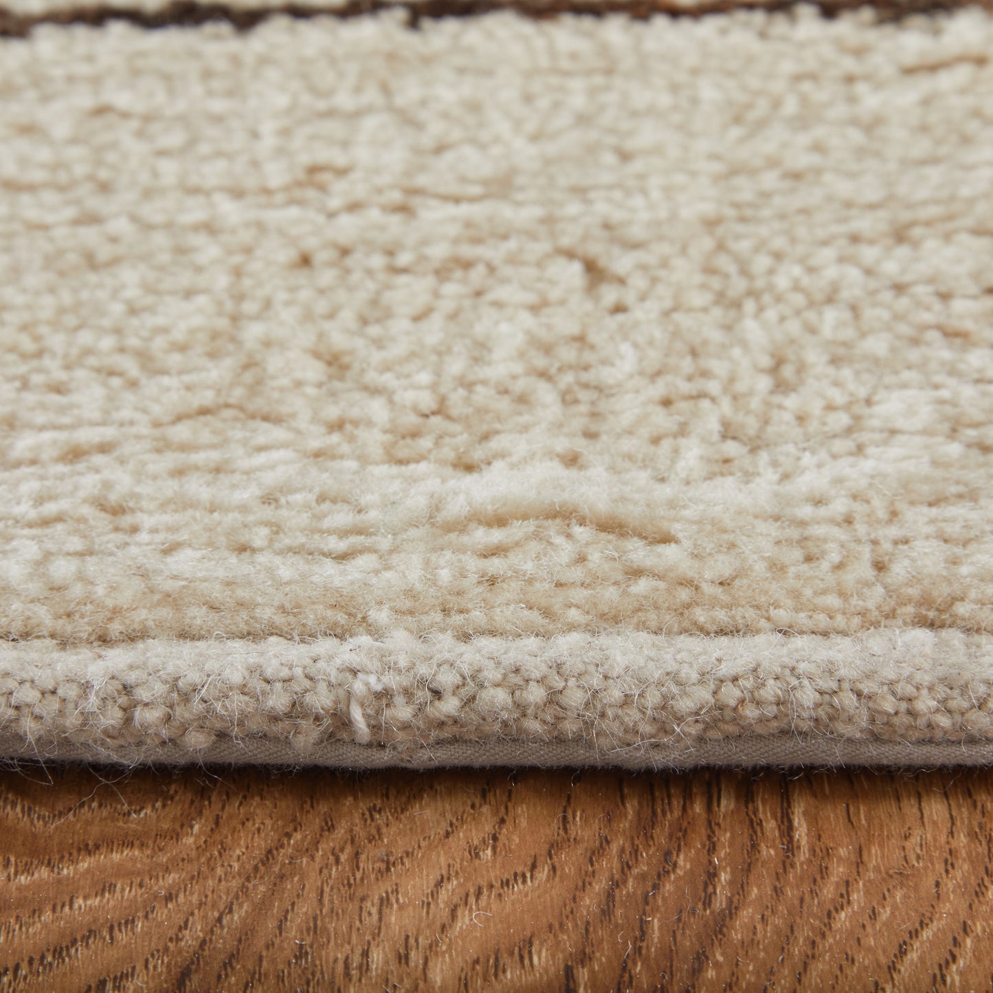 Agape Modern/Bohemian & Eclectic Abstract/Geometric Ivory/Brown - Feizy Rug
