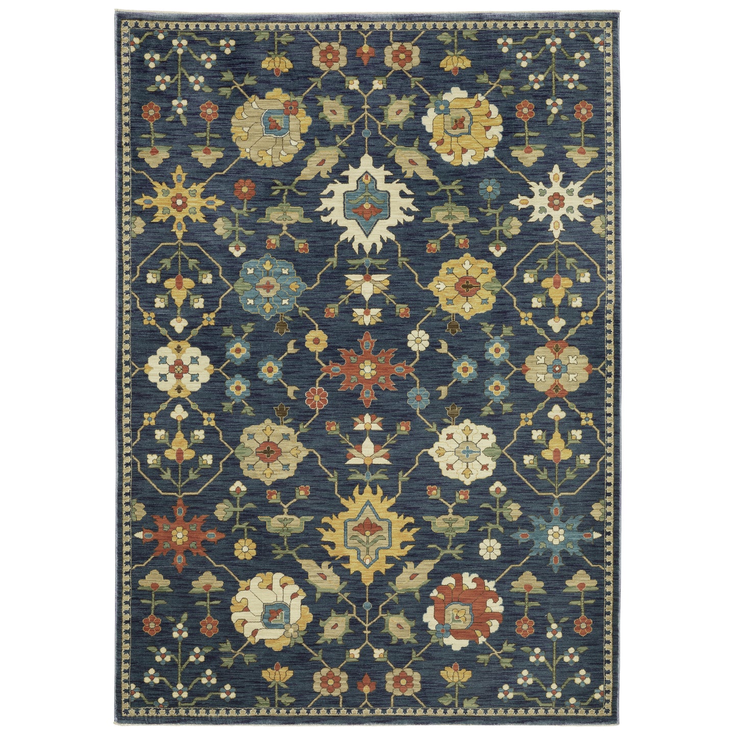 FRANCESCA FR02L Blue Rug - ORIENTAL WEAVERS