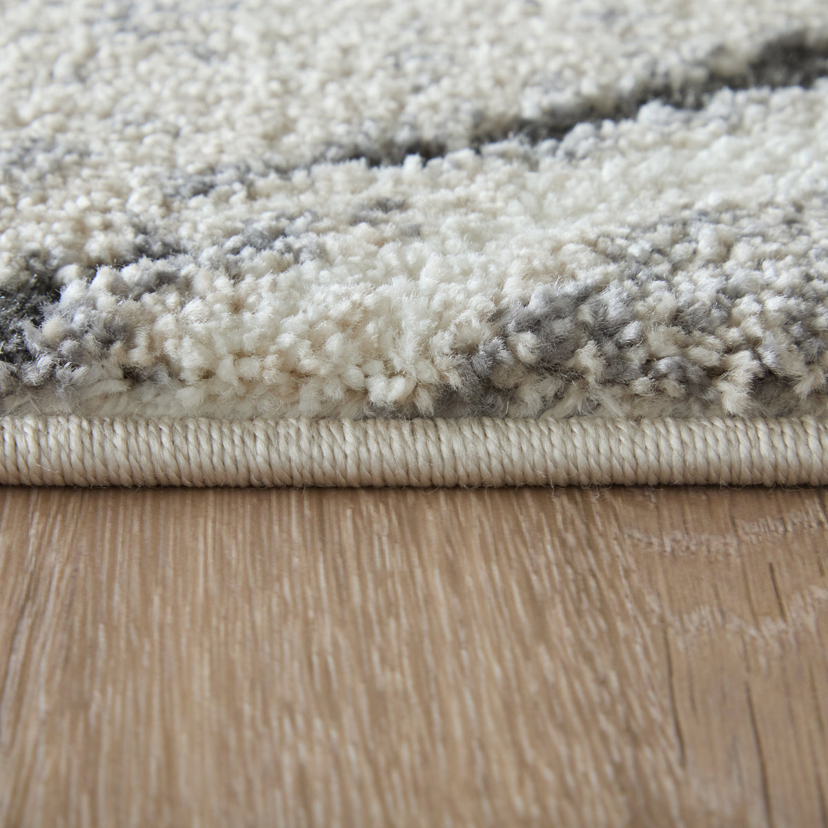 Gilmore Modern Abstract/Watercolor Ivory/Gray/Black - Feizy Rug
