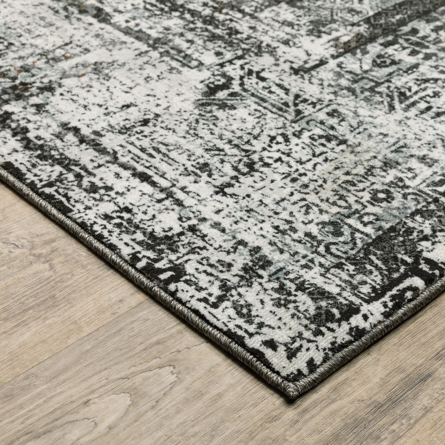 GEMINI 090O2 Charcoal Rug - ORIENTAL WEAVERS