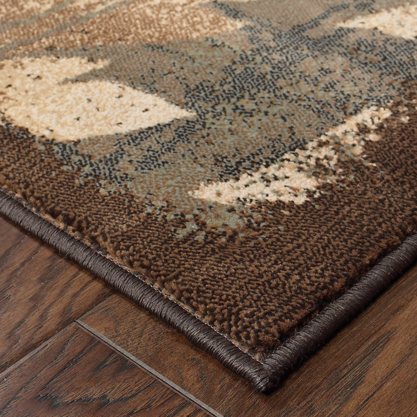 HUDSON 1699G Brown Rug - ORIENTAL WEAVERS