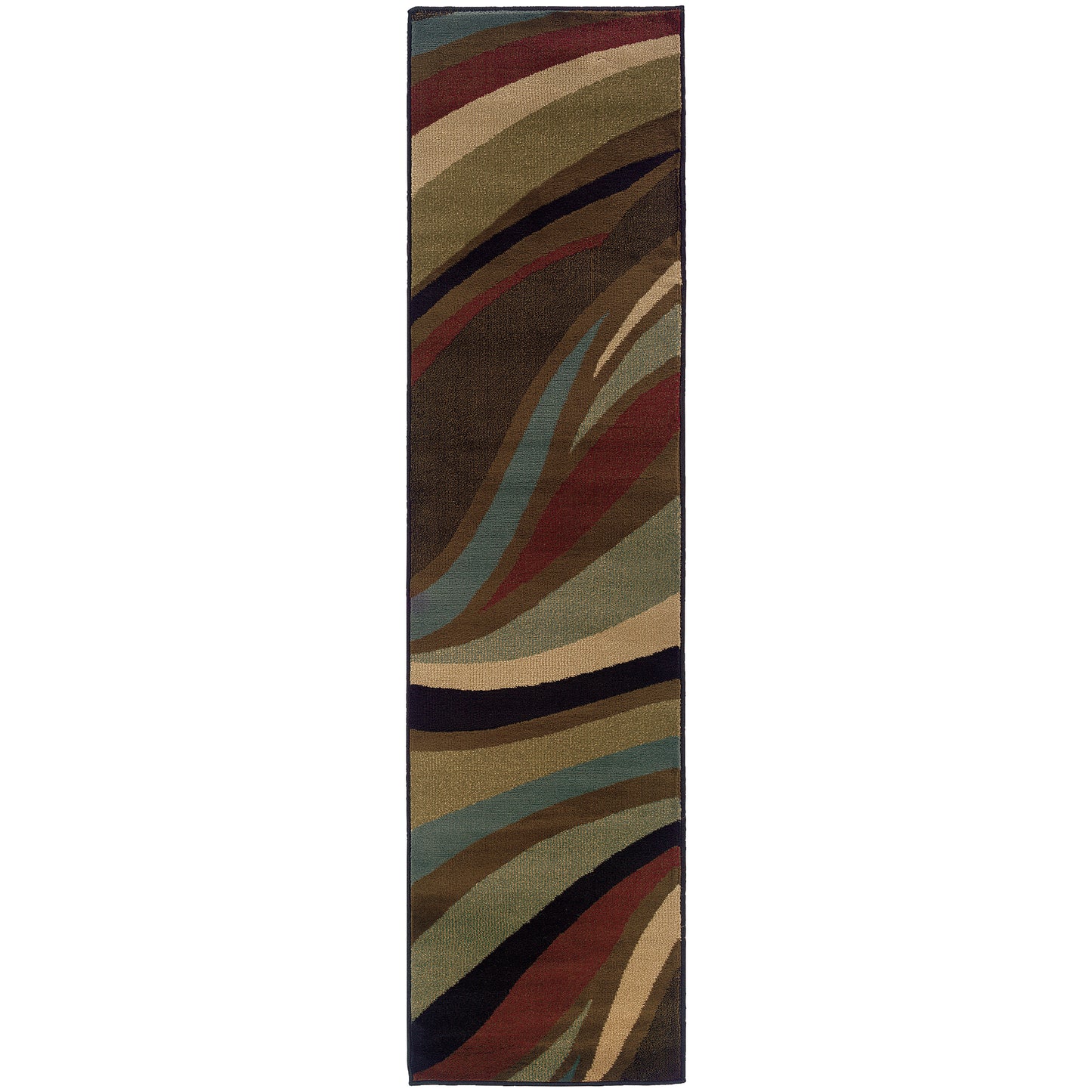 HUDSON 2666F Brown Rug - ORIENTAL WEAVERS