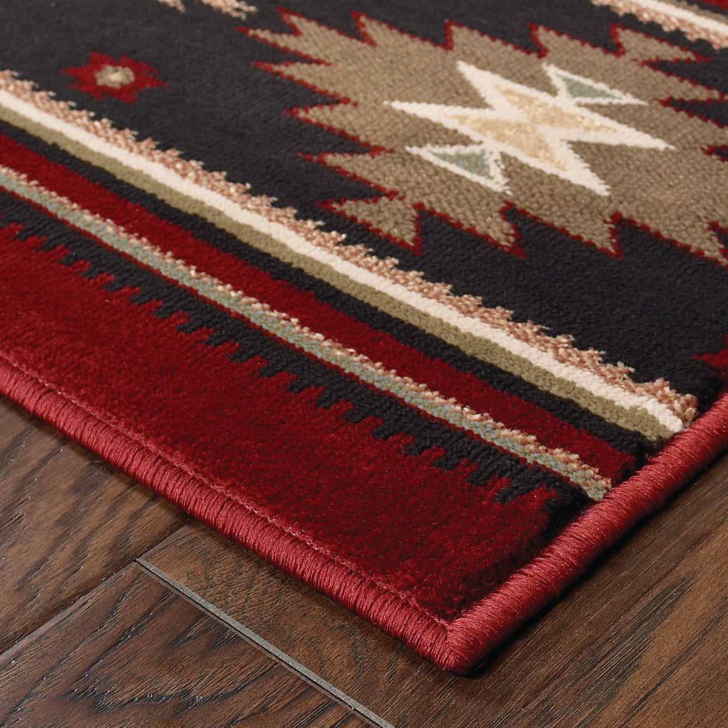 HUDSON 087K1 Red Rug - ORIENTAL WEAVERS