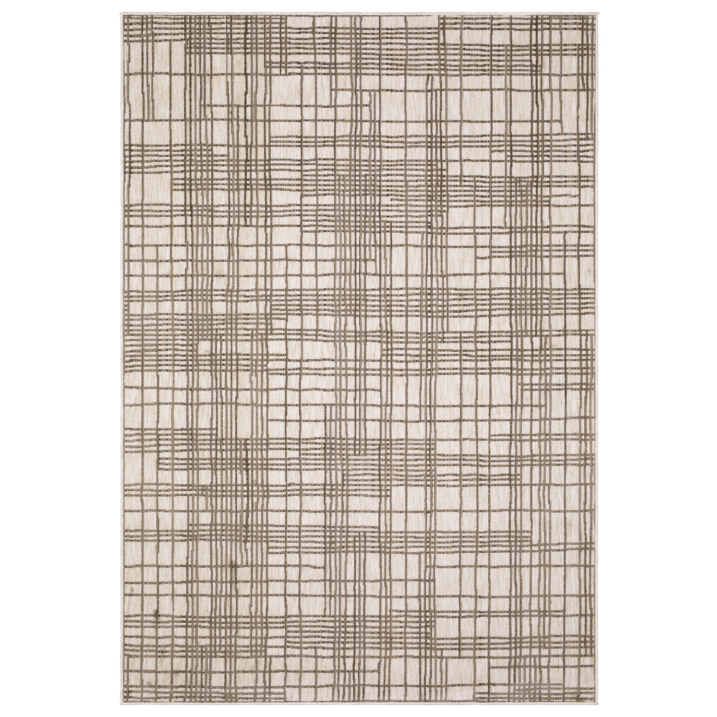HUNTER HNT01 Brown Rug - ORIENTAL WEAVERS